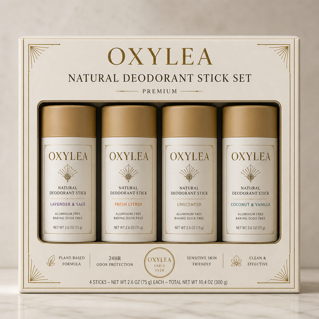 Natural Deodorant Stick Set